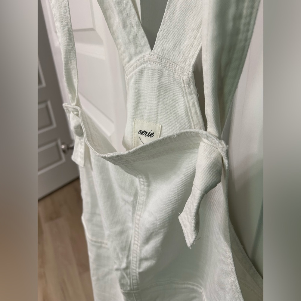 Aerie NEW White Shortalls - Picture 6 of 12